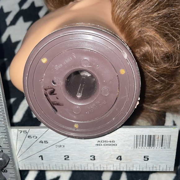 Vintage Pivot Point Viola Cosmetic Styling  Practice Head Model Brown Chilu Hair - Picture 12 of 14